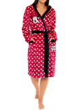 1 x RAW Customer Returns Disney Minnie Mouse Robe for Women, Red -, S - RRP €42.18