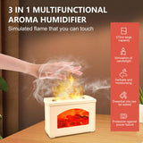 2 x Brand New KKMOL Flame Aroma Diffuser Oil Diffuser, Humidifier, Fragrance Oil Diffuser, Flame Diffuser for Home, Office, Room Fragrance - Waterless Automatic Shut-Off - RRP €40.88