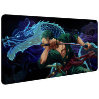 1 x RAW Customer Returns One Piece Mousepad,Anime Mousepad,Mousepad xxl Anime,40x90cm Extended Large Gaming Mousepad,Zoro Mousepad,One Piece Playmat,PQKL-party with Non-Slip Rubber Base,for Work and Gaming - RRP €22.99