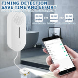 1 x RAW Customer Returns Nizirioo Water Detector WLAN Water Alarm Water Level Sensor 100dB Loud Water Sensor Battery Operated, Water Monitor Compatible with Tuya Smart Life App, for Kitchens Basements Sinks Floors and Pools - RRP €16.43