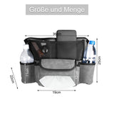 2 x Brand New Ajerg Car Storage Bag Between Front Seats - Extra Space Storage Large Capacity Handbags Car Organizer for Snacks, Drinks, Tissue, Phone Grey  - RRP €43.96