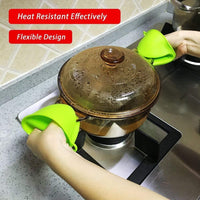 1 x Brand New CAM2 Silicone Pot Holders for Stove Pot, Mini Kitchen Mitt, Heat Resistant Solution, 2 Pieces Grey  - RRP €8.05