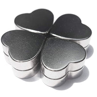 1 x RAW Customer Returns LeBigMag 8 extremely strong N35 neodymium magnet hearts 15 mm 4 mm high Heart-shaped magnets made of extra-strong NdFeB for pinboard, refrigerator, magnetic board, glass magnetic board - RRP €18.97