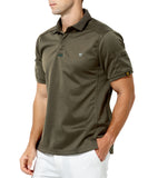 1 x RAW Customer Returns Casey Kevin Polo Men s Short Sleeve Poloshirt Men s Basic Tennis Golf Sports T-Shirt - RRP €23.99