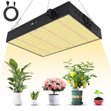 1 x RAW Customer Returns VIXKPIRR Plant Lamp LED 1000W Full Spectrum, LED Grow Lamp Dimmable Growlight, 1000W Plant Lamp LED with UV IR LED Growth Lamp for Grow Tent Indoor Plants Vegetables Flower - RRP €69.99