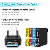 1 x RAW Customer Returns 604 XL cartridges for Epson XP-2205 WF-2930DWF WF-2930 XP3205 XP-3200 XP-4205 XP-4200 printer cartridges Epson 604XL ink for Epson XP2205 XP-2200 XP-3205 XP3200 Workforce WF-2910 WF-2935DWF WF-2950 DWF - RRP €29.22