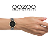 1 x RAW Customer Returns Oozoo Q4 Smartwatch Unisex Fitness Watch 39mm with 16mm Silicone Strap for Men and Women Fitness Wristwatch with Pedometer Fitness Tracker Sports Watch for iOS Android - RRP €109.95