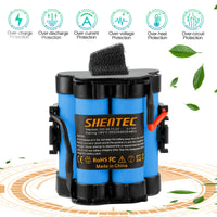 1 x RAW Customer Returns Shentec 18V 3000mAh battery lithium battery compatible with Gardena robotic lawnmower R80Li R75Li R70Li R50Li R45Li R40Li R38Li Husqvarna automatic lawn mower 105, 305, 308, 308x Flymo robotic lawnmower 1200R - RRP €50.41