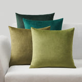 1 x RAW Customer Returns Topfinel cushion covers 60 x 60 cm green set of 4 velvet cushion covers sofa cushion decorative cushion couch cushion decoration for bed bedroom Christmas color gradient - RRP €27.22