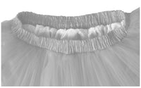 1 x RAW Customer Returns Girstunm women s tutu tulle skirt 50s vintage tulle skirt petticoat multicolored bubble dance dress skirt underskirt tutu short ballet silver medium - RRP €26.99