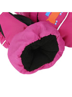 1 x Brand New Century Star Ski Gloves Kids Mittens Winter Gloves Snow Gloves for Children Ages 1-7 Years Pink 4-7 Years - RRP €16.99