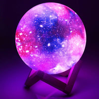 1 x RAW Customer Returns BAKTH 15cm Moon Lamp Night Lamp 3D Moonlight, 16 Color LED RGB Starry Sky Moon Lamp Night Light Bedroom Decor Moon Light USB Charging Mood Light for Baby Children Birthday Lover - RRP €20.4