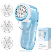 1 x RAW Customer Returns Electric Lint Shaver Fabric Shaver, USB Rechargeable Lint Remover for Clothes Debobbler Clothes Shaver Lint Roller Wool Defuzzer for Clothing Carpet 3 Blades Included  - RRP €20.4