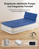 1 x RAW Customer Returns iDOO Air Mattress with Headboard, Double Air Bed Self-Inflating with Integrated Electric Pump, Comfort Inflatable Mattress, Self-Inflating Guest Inflatable Bed - RRP €118.02