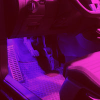 1 x RAW Customer Returns 2X LED modules footwell lighting - white blue green red SMD module footwell set1 purple  - RRP €19.1