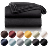 1 x RAW Customer Returns Blumtal fleece blanket 150x200 cm - Oeko-Tex certified cuddly blanket - Living blanket 150x200 cm - Blanket couch as living cuddly blanket - Fleece blanket - Blanket living room - Blanket anthracite - Anthracite - RRP €19.16