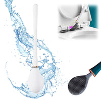 1 x Brand New Silicone toilet brush, flexible silicone toilet brush, silicone toilet brush for bathroom, quick cleaning toilet brush, 360 toilet brush, deep cleaning of dead corners, wall mounting - RRP €20.4