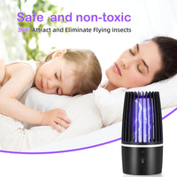 1 x RAW Customer Returns DJROLL Electric Mosquito Lamp, 2 in 1 Electric Mosquito Trap with UV, 360 Electric Fly Insect Anti Mosquito for Patio Outdoor Garden Camping - RRP €35.99