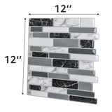 1 x RAW Customer Returns Art3d peel and stick wall tile for kitchen backsplash, 30 x 30 cm, 10 tiles - RRP €36.99