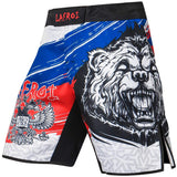 1 x RAW Customer Returns LAFROI - Pants for MMA, Boxing, Cross Training and Other Combat Sports, with Drawstring and Pocket, QJK01, Honor Strike, L - RRP €25.2