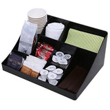 1 x RAW Customer Returns Beat Cuby Breakroom 10 Compartment Condiment Holder, Coffee and Tea Bag, Black, VCO-001 - RRP €23.18