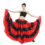 1 x RAW Customer Returns LOLANTA Women s Red Black Spanish Bullfighting Skirt Flamenco Costume - RRP €42.98