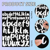 2 x Brand New 10 Sheets Self-Adhesive Letters, Adhesive Letters Large White Vinyl Adhesive Letters Stickers for Decorating Crafts, Mailboxes, Windows, Cars, Scrapbooks - RRP €40.8