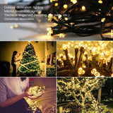 1 x RAW Customer Returns LED Fairy Lights - 25M 220 LEDs Christmas Light End to End Expandable 8 Modes Indoor Outdoor Waterproof for Party Christmas Tree Christmas Day Patio Wedding Decoration - Warm White - RRP €18.82