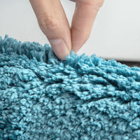 1 x RAW Customer Returns MIULEE Rug Bath Mat Bathroom Rug Non-Slip Washable Bath Mat Bed Mat Bath Mat Absorbent Shower Mat Doormat for Living Room Bedroom Bathroom 70 x 120 cm Blue Green - RRP €36.49