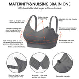 1 x RAW Customer Returns HBselect 3 pieces maternity nursing bra, seamless nursing bra with additional bra extensions, breastfeeding and sleep without underwire for women - RRP €26.54