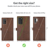 1 x RAW Customer Returns Snakehive Galaxy Note20 Ultra Leather Case Stylish Cell Phone Case with Card Holder Stand Cell Phone Case Protective Case Leather Case Compatible with Samsung Galaxy Note20 Ultra and Ultra 5G - Brown - RRP €41.34