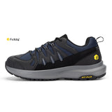 1 x RAW Customer Returns FitVille hiking shoes women wide lightweight trekking shoes women non-slip outdoor shoes breathable sneakers comfort sneakers abrasion-resistant walking shoes mountain shoes navy blue 38.5 EU wide - RRP €69.99