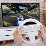 1 x RAW Customer Returns TechKen Pack of 2 Racing Steering Wheel for Wii Remote Control Compatible with Wii Kart, Racing Wheel for Wii Controller Plastic Game Steering Wheel for Wii Racing Games - RRP €16.13