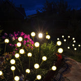 1 x RAW Customer Returns 4 pieces 24 LED waterproof firefly solar garden lights, firefly solar light, firefly solar garden lights, solar lights for outside garden, garden lighting solar outside, LED lights garden solar - RRP €20.33