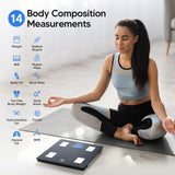 1 x RAW Customer Returns arboleaf Professional Digital Bathroom Scale Bioimpedance Scale with App, Measures Body Weight, BMI, Protein, Fat Mass, Muscle Mass, Bone Mass etc. 180kg - RRP €46.82