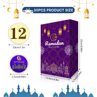 38 x Brand New 30 Pack Ramadan Bags to Fill Children s Eid Mubarak Gift Box Ramadan Bags, Ramadan Decoration Set Perfect Decorations Accessories for Muslim Festivities - RRP €229.52