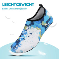 1 x Brand New LUEDKA Water Shoes Women Men Bathing Shoes Swimming Shoes Quick-Drying Aqua Shoes Breathable Beach Shoes Surf Shoes Barefoot Shoes Blue, 44 EU  - RRP €18.08