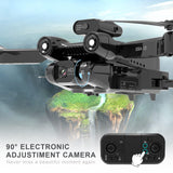 1 x RAW Customer Returns IDEA12 Drone with Camera 1080P, FPV Drone with Optical Flow Positioning for Beginners and Adults, FPV RC Drone Quadcopter with 360 Active Obstacle Avoidance, Dual Cameras, 2 Batteries - RRP €69.99