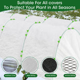 1 x RAW Customer Returns 48 Pieces Greenhouse Tires Fiberglass, 8 Sets of 8.5 FT Long Garden Tires, Rustproof Fiberglass Greenhouse Tires Grow Tunnel for Garden Netting, DIY Plant Support Garden Stakes - RRP €31.75