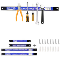 1 x RAW Customer Returns CCLIFE 4-piece magnetic tool bar 37cm 23cm 13KG magnetic rail magnetic tool bar for workshop - RRP €19.72