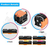 1 x RAW Customer Returns 207X 207A Toner Set WITH CHIP Compatible for HP 207X 207A Multipack Toner for Color Laserjet Pro MFP M283fdw M255dw M282nw M283fdn M255nw W2210X W2211X W2212X W2213X Black Cyan Yellow Magenta - RRP €146.13