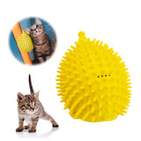 6 x Brand New Cat Brush Wall Corner Massage Cat - Pet Accessories Cat Corner Scratching Animal Scratching And Rubbing Device Cat Toy Self Groomer Massage Corner Creative Styling Little Hedgehog Look, Yellow - RRP €69.54