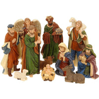 1 x RAW Customer Returns Generic 11 Christmas Nativity Figures - Nativity - Realistic Christmas Santons - RRP €25.99