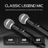 1 x RAW Customer Returns D Debra Audio VM304 VHF 4 Channel Wireless Microphone System with Handheld Mic have XLR Interface for Home Karaoke Wedding Conference Speech - RRP €138.29