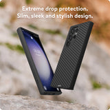 1 x RAW Customer Returns Mous - Case for Samsung Galaxy S24 Ultra - Carbon Fiber - Limitless 5.0 - Mobile Phone Case S24 Ultra MagSafe Compatible Case - Protective Case - RRP €70.6