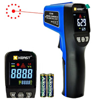 1 x RAW Customer Returns Infrared Thermometer Temperature Gun -50 to 600 C, Digital Laser Temperature Gun with Adjustable Emissivity Max and Min Measure - for Cooking Pizza Oven Grill Industry - RRP €15.12