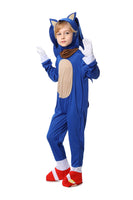 1 x RAW Customer Returns Antbutler Children s Cosplay Costume Hedgehog Jumpsuit Cartoon Bodysuit for Halloween Christmas Carnival - RRP €19.2