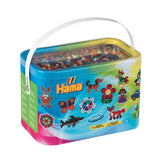 1 x RAW Customer Returns Hama Beads 202-67 Iron-on Beads in Bucket No. 202 with approx. 10,000 colorful midi craft beads with a diameter of 5 mm in solid color mix, multicolored, creative crafting fun for young and old - RRP €21.66