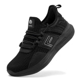 1 x RAW Customer Returns FitVille Extra Wide Running Shoes Men Cushioning Road Running Shoes Comfortable Breathable Outdoor Jogging Shoes Non-Slip Sneakers Black 46 EU X-Wide - RRP €69.99