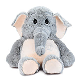 1 x RAW Customer Returns IKASA Giant Elephant Plush Toy Soft Gifts Grey, 100cm  - RRP €56.99